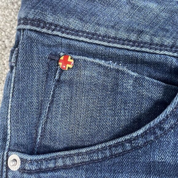 Hudson Jeans Women's Dark Blue Cropped Denim - Picture 6 of 12